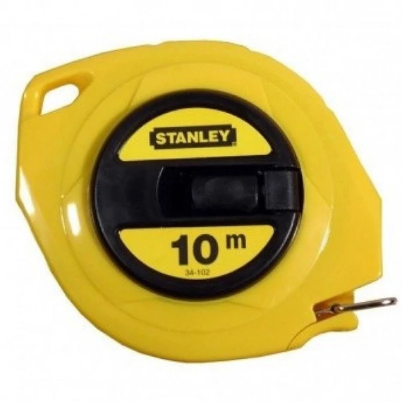 Stanley acél mérőszalag 10 m x 9.5 mm zárt, ABS házban