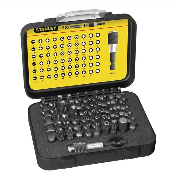 Stanley bit behajtó készlet 61 db