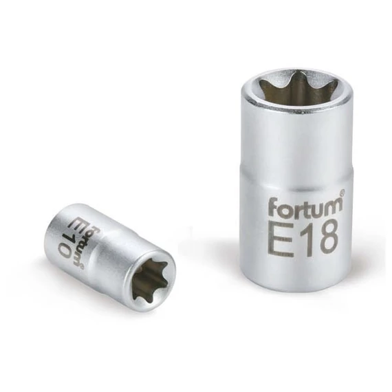 Fortum dugókulcs belső torx E18 1/2"