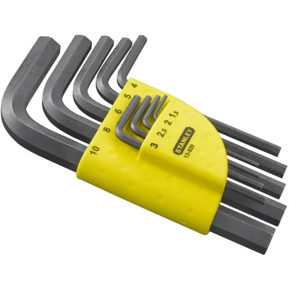 Stanley imbuszkulcs készlet rövid 1.5 - 10 mm 9 db