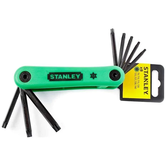 Stanley torx imbuszkulcs készlet 8 db T9 - T40