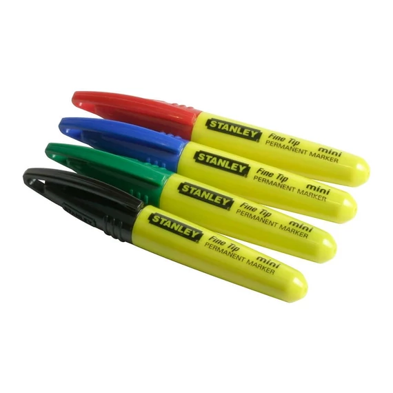 Stanley mini vékony hegyű jelölő filc 4 db
