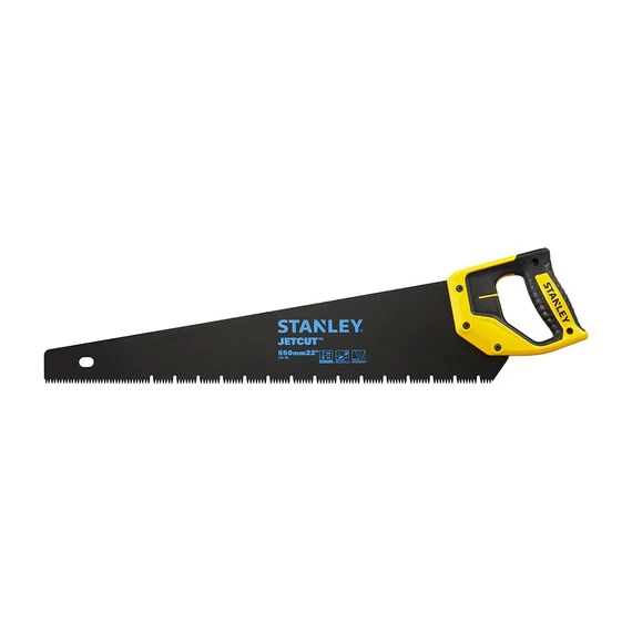 Stanley JetCut rókafarkú fűrész 550 mm 7 TPI gipszkartonhoz bevonattal
