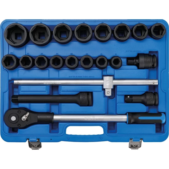 BGS levegős dugókulcs készlet 3/4" 19 - 50 mm 21 db