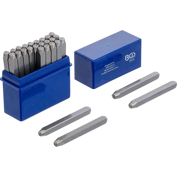 BGS betűbeütő készlet 3 mm