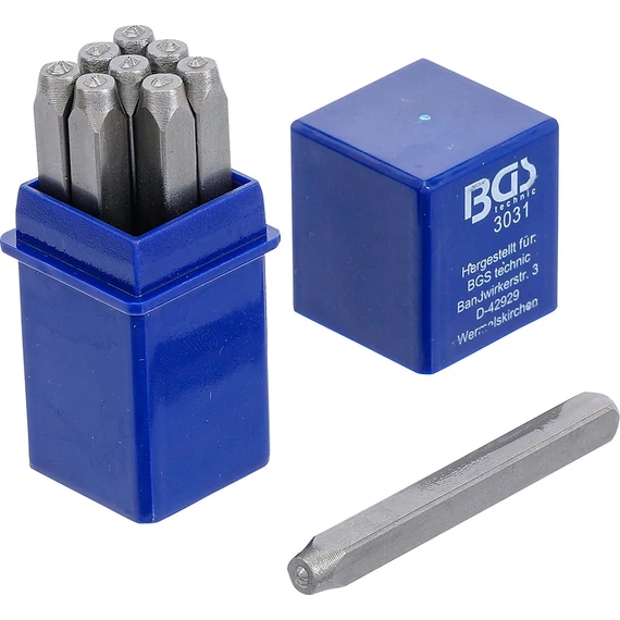 BGS számbeütő készlet 4 mm
