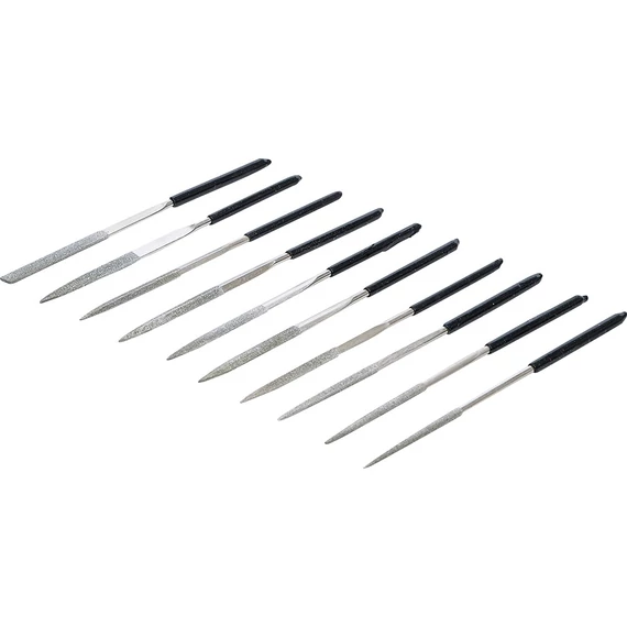 BGS gyémánt tűreszelő készlet 140 x 3 mm 10 db