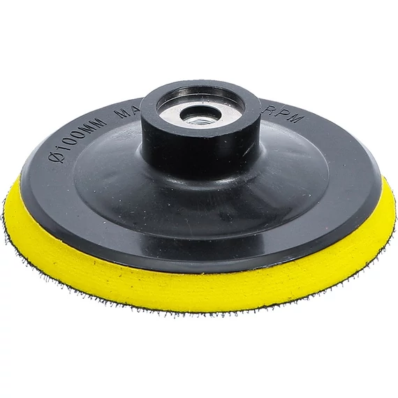 BGS gumitányér tépőzáras 100 mm BGS-9259-hez