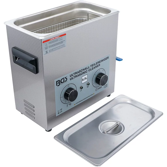 BGS ultrahangos alkatrésztisztító 6,5 l