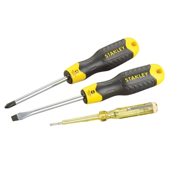 Stanley CushionGrip mágneses csavarhúzó készlet 3 db-os
