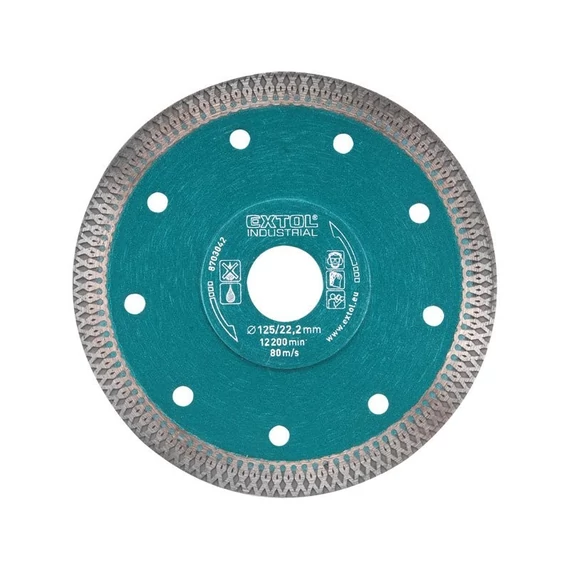 Gyémántvágó korong 125 mm Turbo ipari