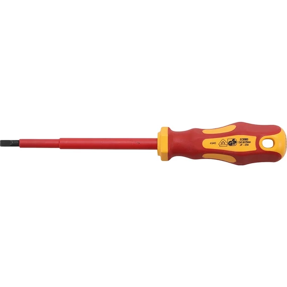 BGS csavarhúzó lapos 5,5 x 230 mm szigetelt