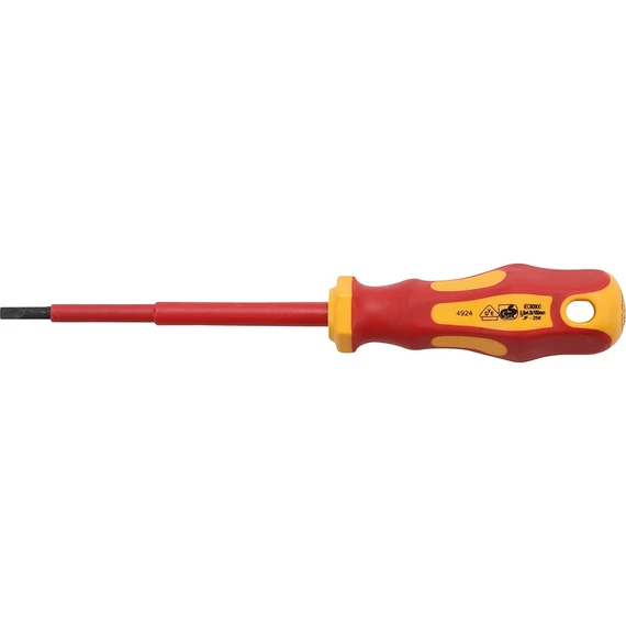 BGS csavarhúzó lapos 4 x 190 mm szigetelt