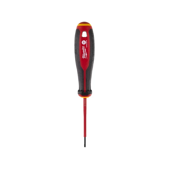 Milwaukee lapos csavarhúzó 2,5 x 75 mm szigetelt