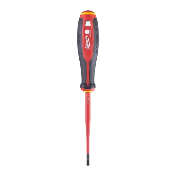 Milwaukee lapos csavarhúzó 4 x 100 mm szigetelt