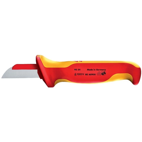 Knipex szigetelt kábelkés egyenes penge 190 mm