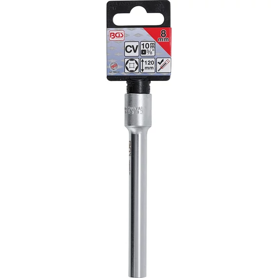 BGS dugókulcs 8 mm 3/8" hatlapfejű extra hosszú