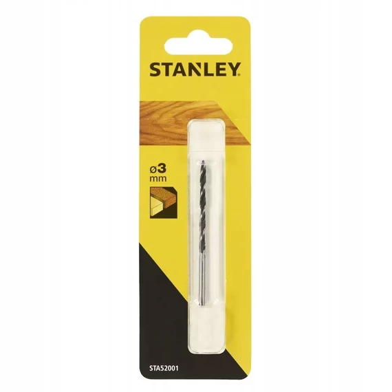Stanley fafúrószár 3x70 mm hengeres szárral