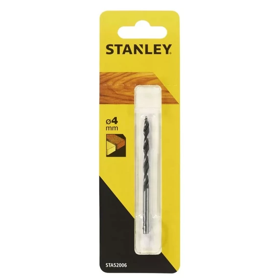 Stanley fafúrószár 4x80 mm hengeres szárral