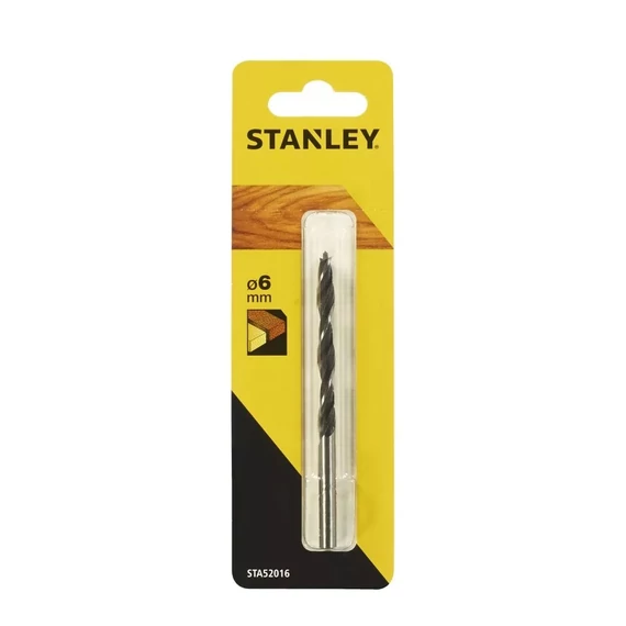 Stanley fafúrószár 6x100 mm hengeres szárral