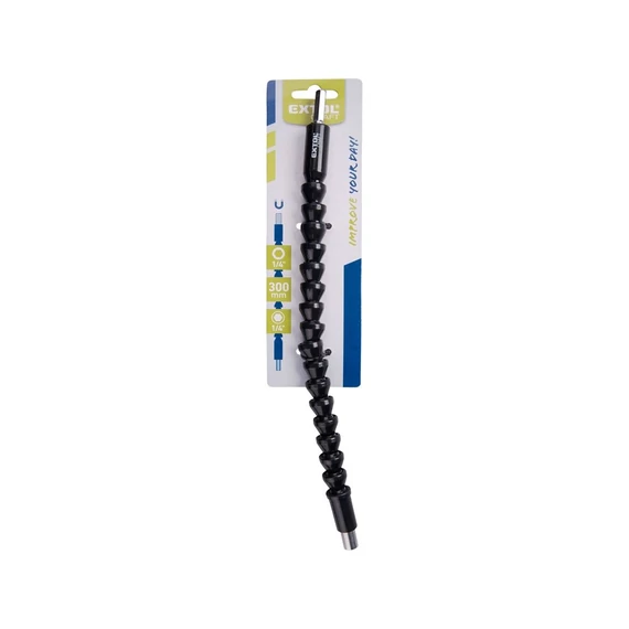 Extol mágneses flexibilis hosszabbító szár bitekhez 1/4" x 1/4" 300 mm
