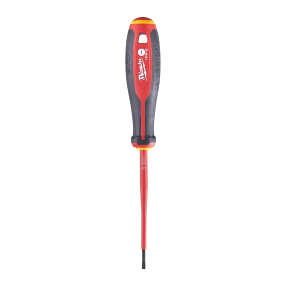 Milwaukee lapos csavarhúzó 0,5 x 3 x 100 mm szigetelt Tri-Lobe
