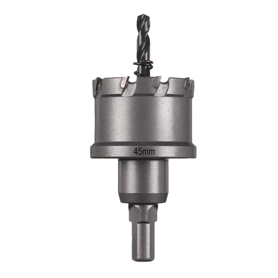 Milwaukee TCT lyukfűrész 45 mm 3 oldalas befogással inox