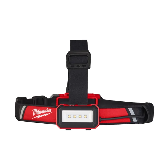 Milwaukee akkumulátoros LED fejlámpa USB-vel tölthető