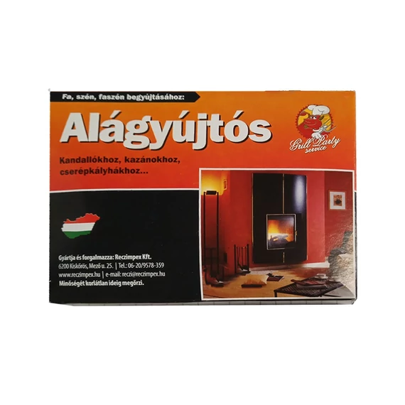 Alágyújtós szilárd 40 kockás 110 gramm