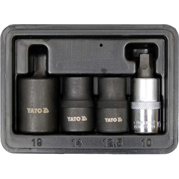 Yato féknyereg szerelő dugókulcs készlet 4 részes 1/2" CrV
