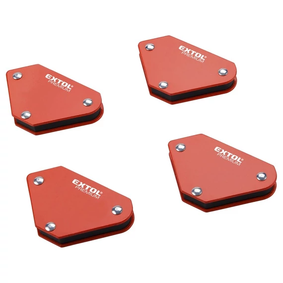 Extol mini hegesztő mágnes készlet 4 db, max. 4 kg