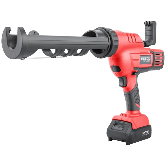 Extol akkumulátoros kinyomópisztoly gép 20 V 300 ml 1 db akku + töltő