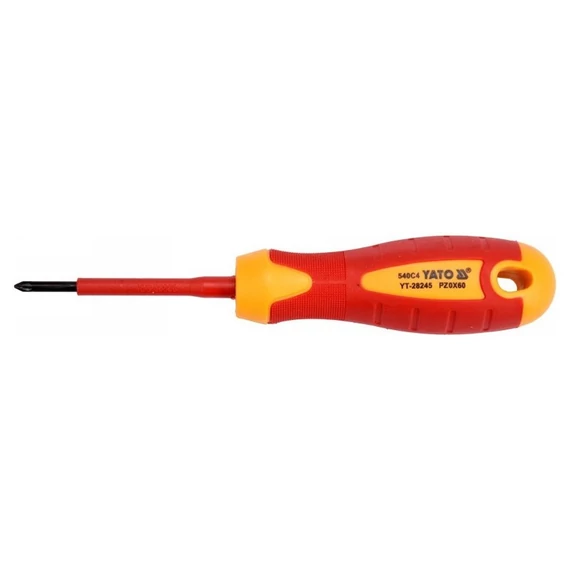 Yato csavarhúzó pozidriv PZ0 x 60 mm szigetelt