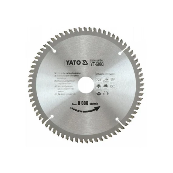 Yato körfűrészlap alumíniumhoz 200 x 30 x 1,5 mm 60 T