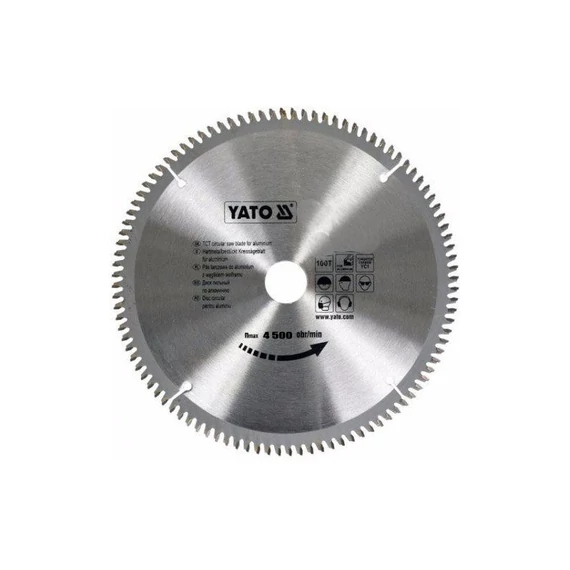 Yato körfűrészlap alumíniumhoz 350 x 30 x 2.5 mm 100 T