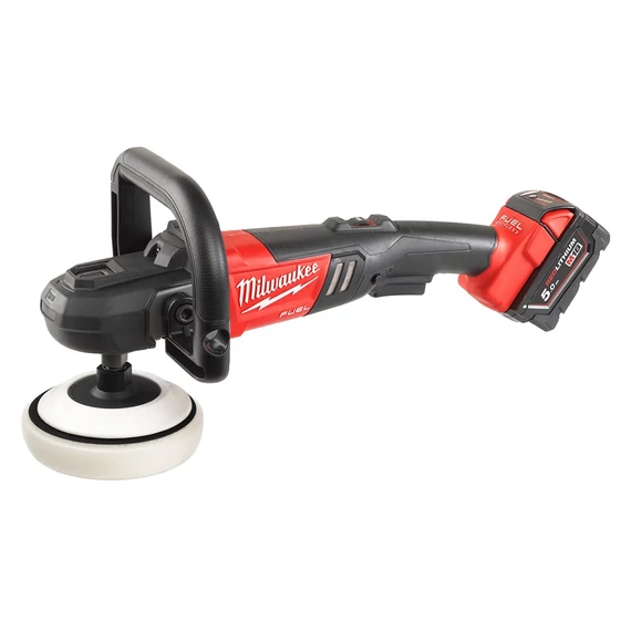 Milwaukee akkumulátoros polírozógép 2 x 5.0 Ah 180 mm
