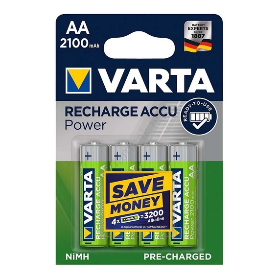 Varta akkumulátor AA 2100 mAh