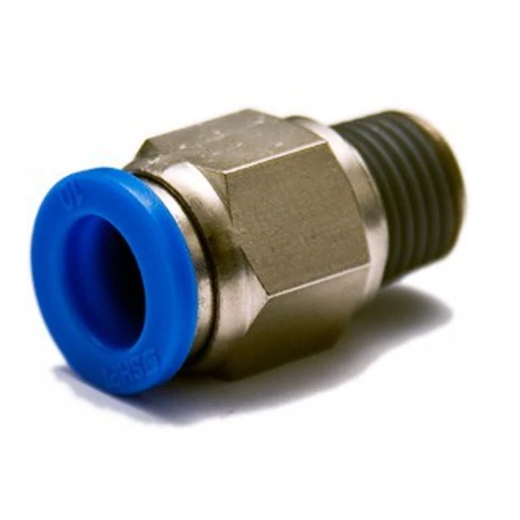 Műanyagcső csatlakozó 12 mm 1/2" menettel