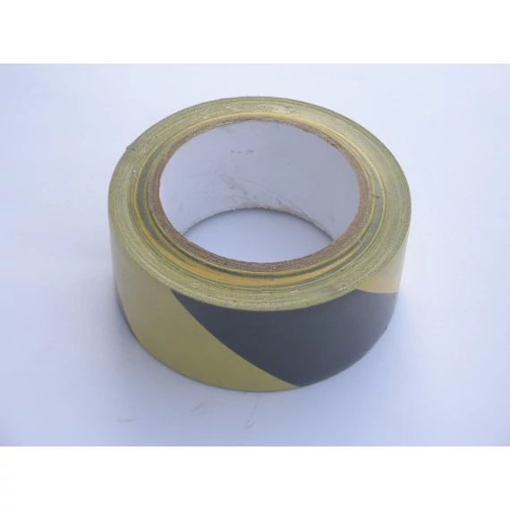 Kordonszalag 33 m x 50 mm fekete-sárga öntapadós