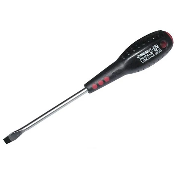 Jonnesway lapos csavarhúzó 6.5x100 mm mágneses