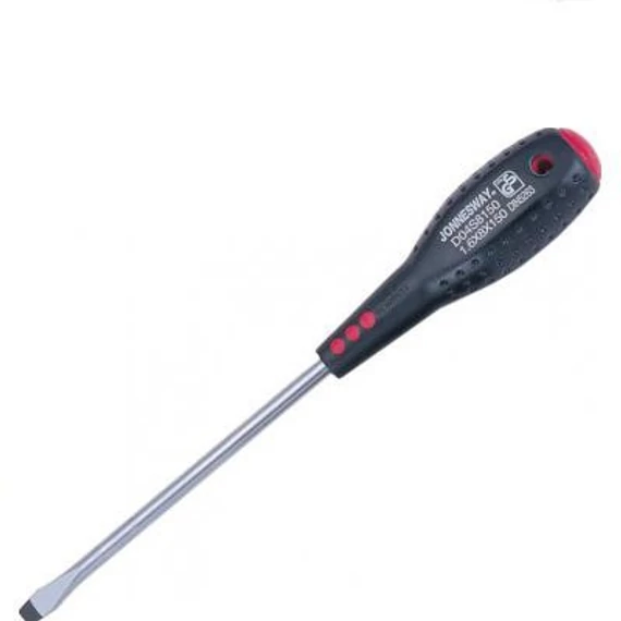 Jonnesway lapos csavarhúzó 8,0x150 mm mágneses