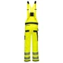 Portwest PW3 Hi-Vis kantáros nadrág sárga / fekete, S-es méret