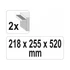 Yato fém szerszámosláda 218 x 255 x 520 mm 2 fiókos