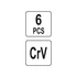 Yato dugókulcs adapter készlet 6 db CrV