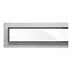Fala zuhanylefolyó 600 mm White Glass inox