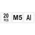 Yato alumínium szegecsanya M5 20 db
