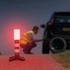Elakadásjelző lámpa mágneses 6 db piros LED-del