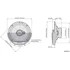 Pioneer 16,5 cm 3 utas koaxiális hangszóró