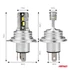 Amio LED izzó H-mini Series H4/H19 6500K 12/24 V