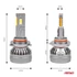 Amio LED izzó HP Series HB4 9006 Canbus 6500K 12/24 V